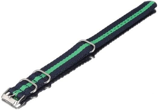 Nato Saat Kordonu - Cobra Kayışı - N32NYLK - 20mm 22mm 24mm Uyumlu Tekstil Örme - Kadın Erkek Çok Renkli