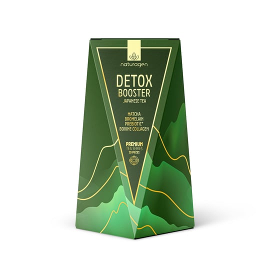 Naturagen Detox Booster Japanese Tea Matcha Çayı 20 Adet | Matcha + Bromelain + Prebiyotik | Hidrolize Kolajen