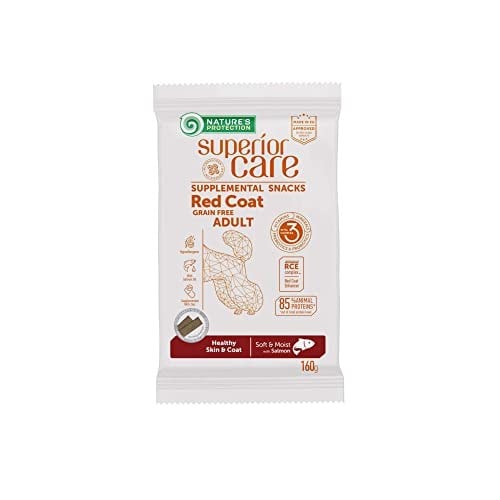 Nature’s Protection Superior Care Kızıl Tüylü Köpekler İçin Somonlu Deri & Tüy Sağlığı Destekli Köpek Ödülü 160g