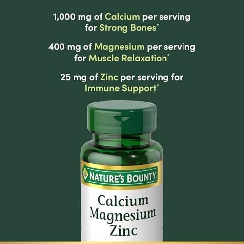 Natures Bounty Calcium Magnesium Zinc + D3 1 Paket(1 x 1 Stück)