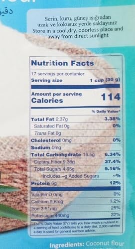 Naturpy Hindistan Cevizi Unu 500 Gr