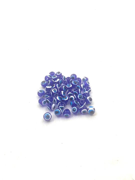 NAZAR BONCUĞU (100 ADET AKRİLİK) (6 MM) - Bedenler: 6 MM, 8 MM, 10 MM, 12 MM, 14 MM, 16 MM, 18 MM, OVAL DÜZ...