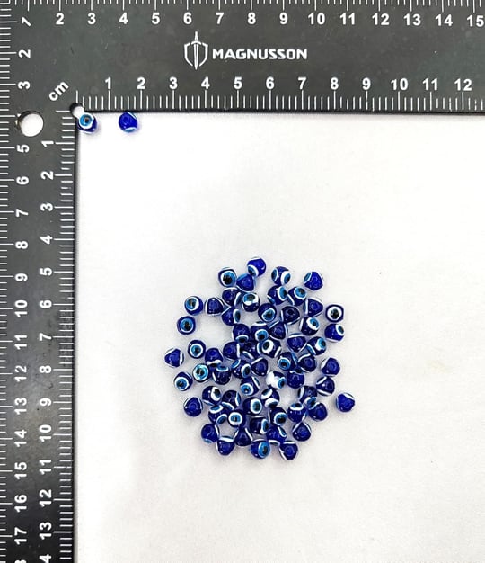 NAZAR BONCUĞU (100 ADET AKRİLİK) (6 MM) - Bedenler: 6 MM, 8 MM, 10 MM, 12 MM, 14 MM, 16 MM, 18 MM, OVAL DÜZ...