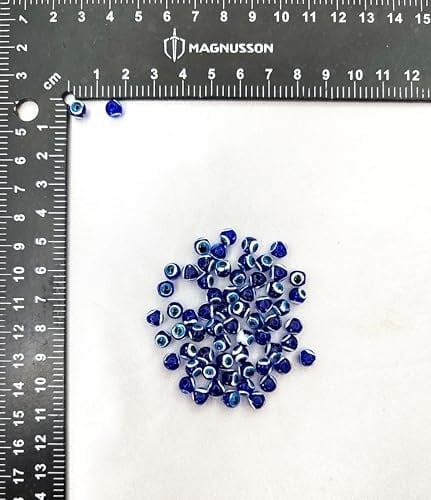 NAZAR BONCUĞU (100 ADET AKRİLİK) (6 MM) - Bedenler: 6 MM, 8 MM, 10 MM, 12 MM, 14 MM, 16 MM, 18 MM, OVAL DÜZ...