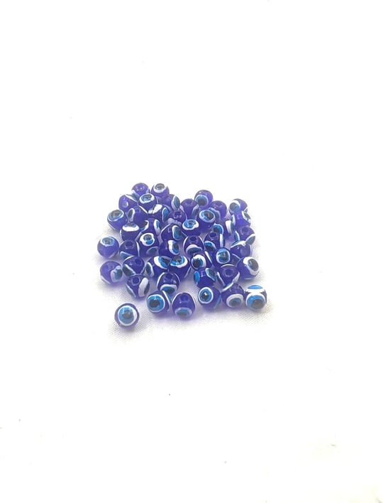 NAZAR BONCUĞU (100 ADET AKRİLİK) (6 MM) - Bedenler: 6 MM, 8 MM, 10 MM, 12 MM, 14 MM, 16 MM, 18 MM, OVAL DÜZ...