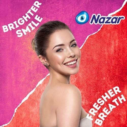 Nazar Şekersiz Çilek Aromalı Sakız Damlaları 5 x 20 Adet