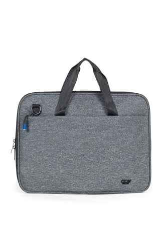 Necati Çanta Macbook Organizer Laptop Evrak Çantası 15.6 & 16 Inç Gri