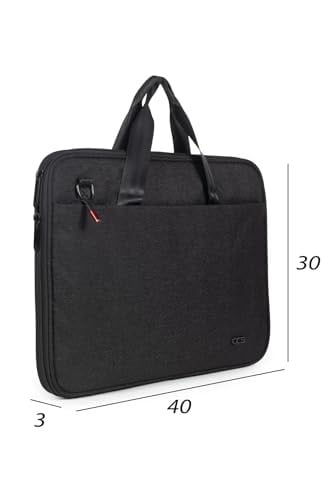 Necati Çanta Macbook Organizer Laptop Evrak Çantası 15.6 & 16 Inç Siyah