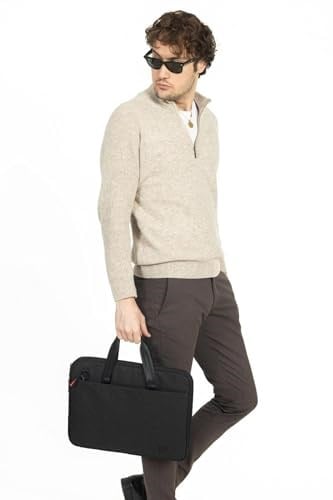 Necati Çanta Macbook Organizer Laptop Evrak Çantası 15.6 & 16 Inç Siyah