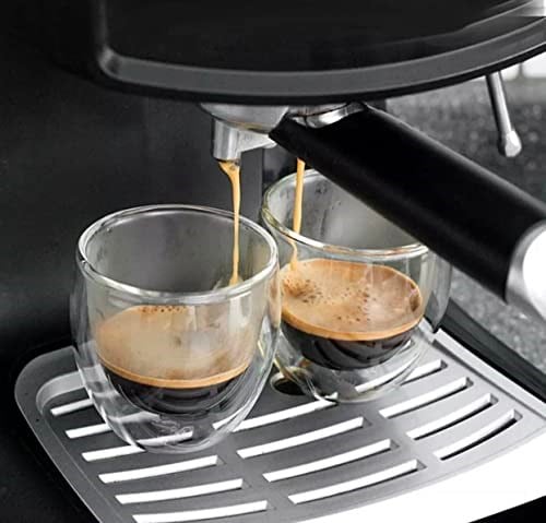 Needd Çift Katmanlı Espresso Cam Bardak Seti 6lı 80 ml | Borosilikat Double Wall Isı Yalıtımlı Şeffaf Kahve Bardağı | Espresso ve Ristretto için