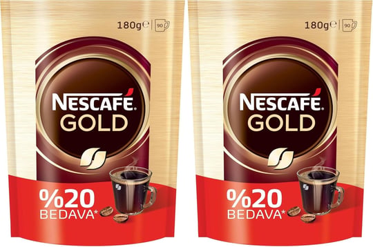 NESCAFÉ Gold Ekonomik Paket 180 gr (2 paketi)