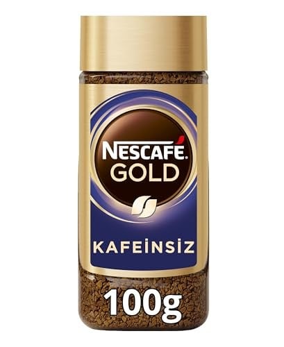 NESCAFÉ Gold Kafeinsiz Çözünebilir Kahve Cam, 100 g