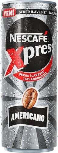 Nescafé Xpress Americano Şekersiz Soğuk Kahve 250 ml x 24