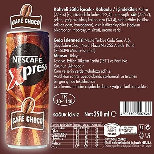 Nescafé Xpress Cafe Choco Soğuk Kahve 250 ml