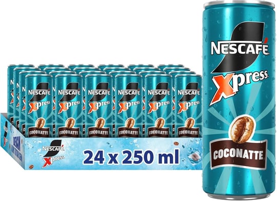 NESCAFÉ Xpress Kahveli Sütlü İçecek-Hindistan Cevizi ve Badem Aromalı 24 x 250 Ml