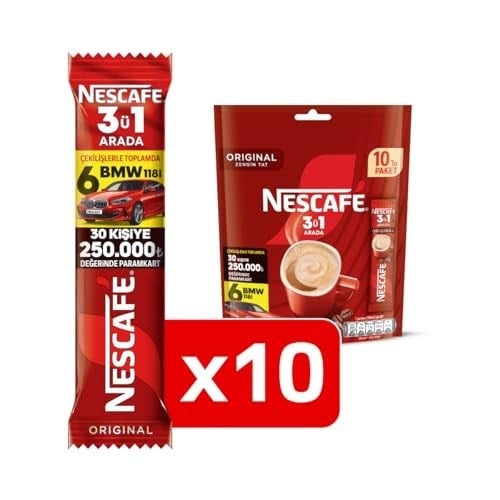 Nescafe 3ü1 Arada 10lu paket