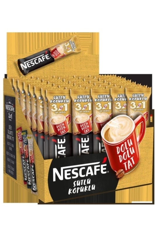 Nescafe 3ü1 Arada Sütlü Köpüklü 17.4gr 48li