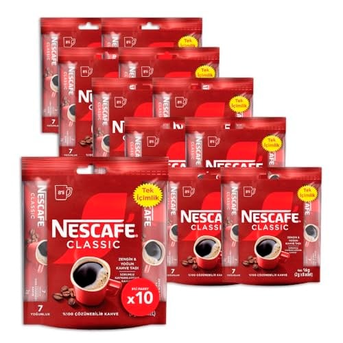 Nescafe Classic Çözünebilir Kahve 8li Paket (8 x 2 g) x 10