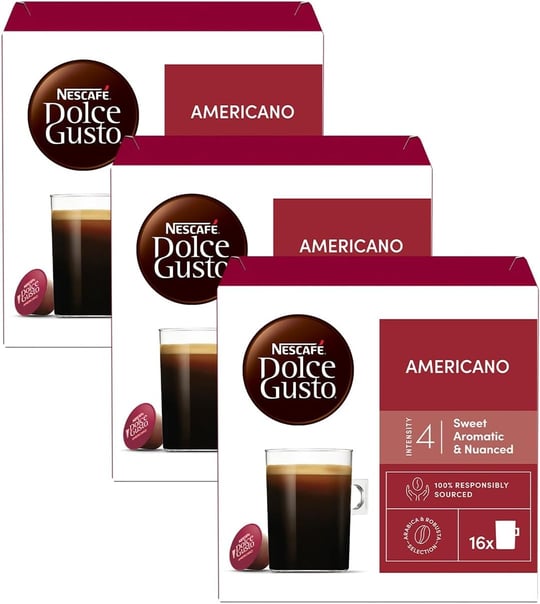 Nescafe Dolce Gusto Americano 48 Kapsül 136 Gr x 3
