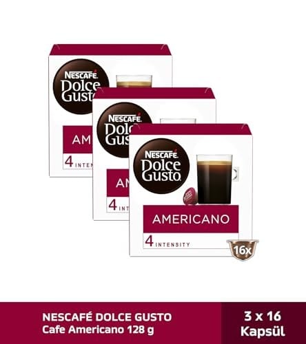 Nescafe Dolce Gusto Americano 48 Kapsül 136 Gr x 3