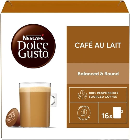 Nescafe Dolce Gusto Cafe Au Lait 16 Kapsül 160 Gr
