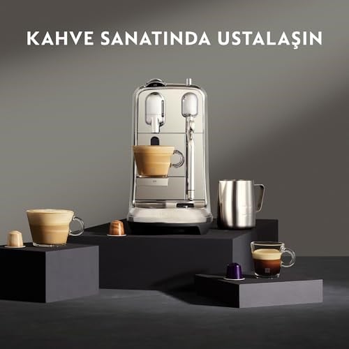 Nespresso J520 Creatista Plus Süt Çözümlü Kahve Makinesi - Seçenekler: Creatista Plus J520, Creatista Pro J620