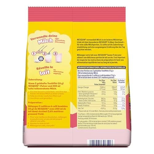 Nesquik Çilek Aromalı İçecek Tozu