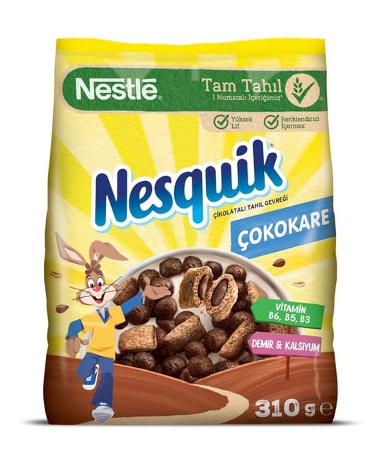 Nesquik Çokokare Çikolatalı Tahıl Gevreği, 310 g
