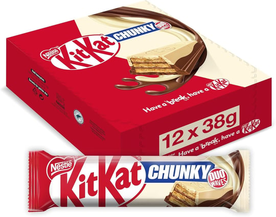 Nesquik Nestlé Kitkat Duo Bar, 38 g x 12