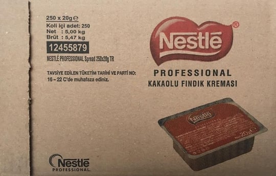 Nestlé Nestle Professional Kakaolu Fındık Kreması 250 x 20 G