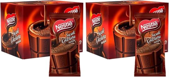 NESTLÉ Sıcak Çikolata İçecek Tozu 18,5 g x 24 - Seçenekler: 18,5 Gram x 24 Adet, 18,5 Gram x 24 Adet (2 paketi)...