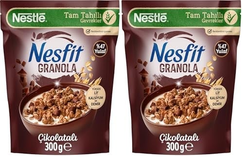 Nestle Nesfit Çikolatalı Granola 300g 2li paket