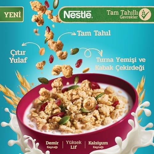Nestle Nesfit Kabak Çekirdekli ve Turna Yemişli Granola 300g