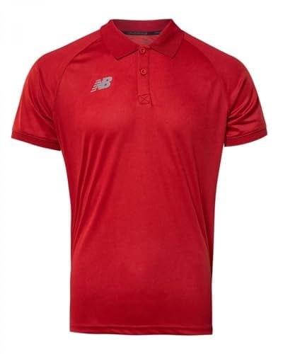 New Balance Erkek Performans Polo Tişört - TST2213-RED L