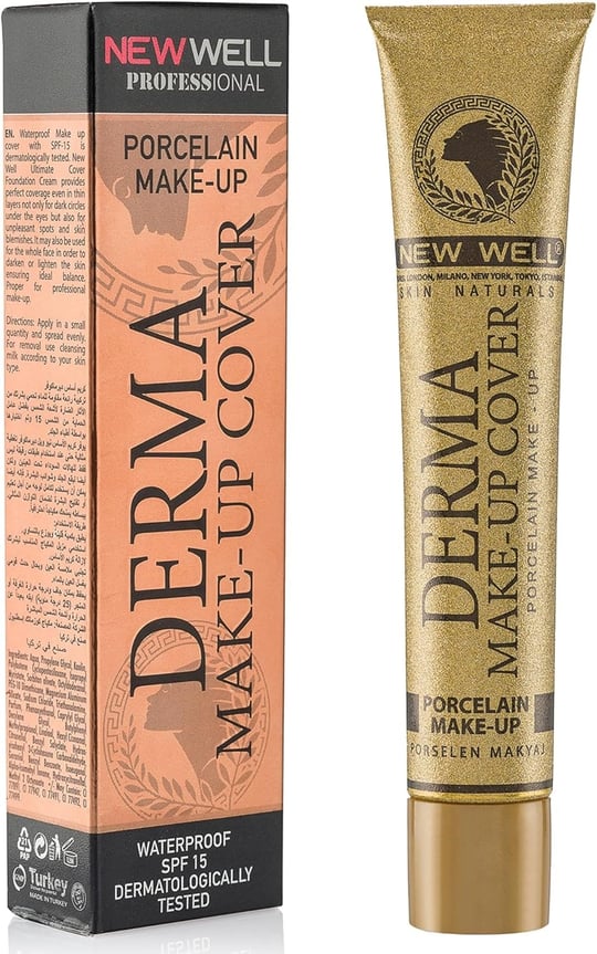 New Well Derma Makeup Cover Fondöten Nickel Spf 15, T98