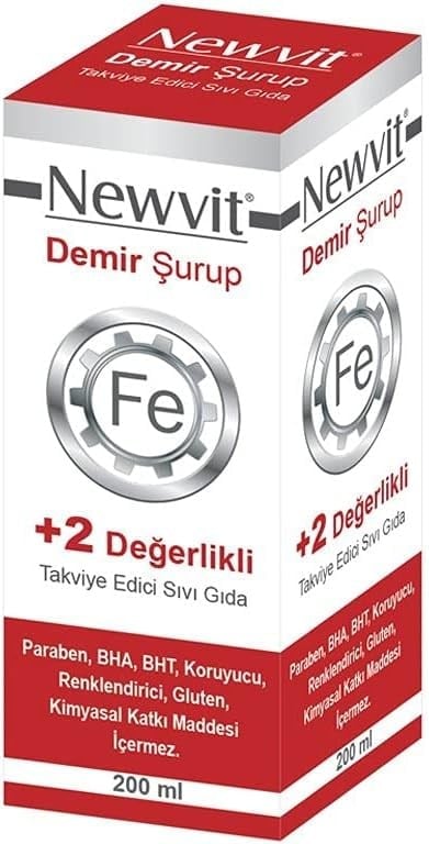 Newvit Demir Şurubu 200 mL Keçi Boynuzu Renkli