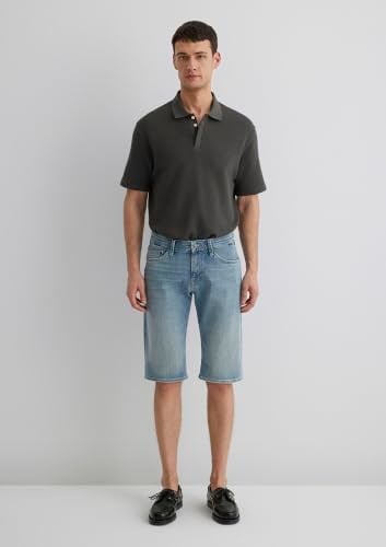 Nicholas Açık Puslu Mavi Premium Jean Şort 0416028720