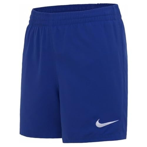 Nike 4-inch voleybolu şortu çocuklar için, çocuklar, yüzmek külot, nessb866-494, oyun kraliyet, 8 yıl