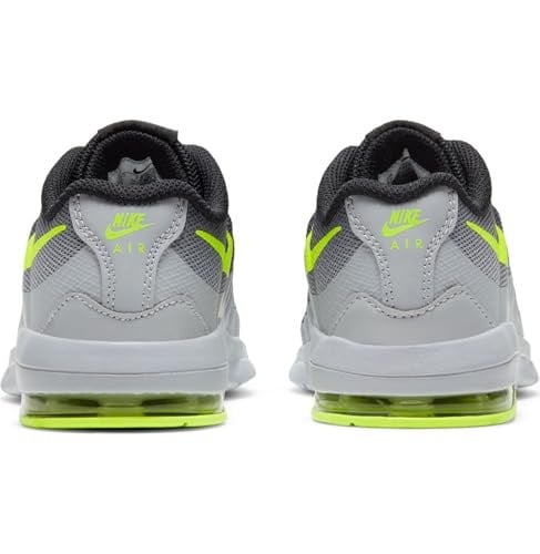 NIKE Air Max Invigor Gymnastics Shoes, Wolf Grey/Volt-Black, 11.5 UK Child