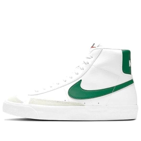 Nike Blazer MID 77 (GS) Basketbol Ayakkabısı, Beyaz Çam Yeşili Çam Yeşili Siyah, 6 UK