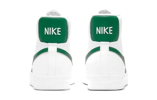 Nike Blazer MID 77 (GS) Basketbol Ayakkabısı, Beyaz Çam Yeşili Çam Yeşili Siyah, 6 UK