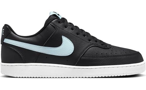 Nike Court Vision Low Next Nature Erkek Ayakkabıları (DH2987-006, Siyah/Beyaz/Buzul Mavisi)