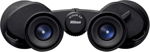 Nikon Action Zoom 10-22x50 Dürbün | Çok Katmanlı Kaplamalı Nikon Optik, Büyük Objektif Lensler ve Tripoda Hazır Porro-Prizma Tasarımlı Yüksek Güçlü Zoom Dürbünleri | 10-22x Zoom, 50mm Hedefler, Porro