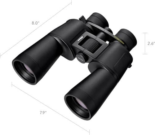Nikon Action Zoom 10-22x50 Dürbün | Çok Katmanlı Kaplamalı Nikon Optik, Büyük Objektif Lensler ve Tripoda Hazır Porro-Prizma Tasarımlı Yüksek Güçlü Zoom Dürbünleri | 10-22x Zoom, 50mm Hedefler, Porro