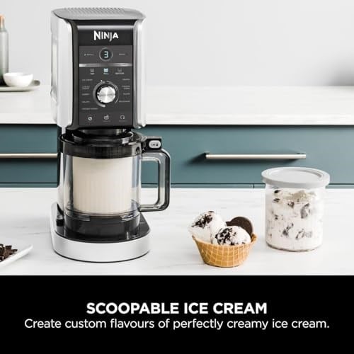 Ninja CREAMi Deluxe 10-in-1 Dondurma ve Frozen Makinesi NC502EU - Seçenekler: 10 in 1 siyah, 13ü 1 arada