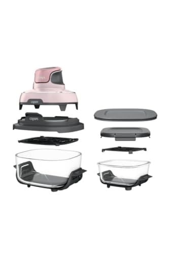 Ninja CRISPi 4-in-1 Taşınabilir Cam Hazneli Pişirme Sistemi, Pembe