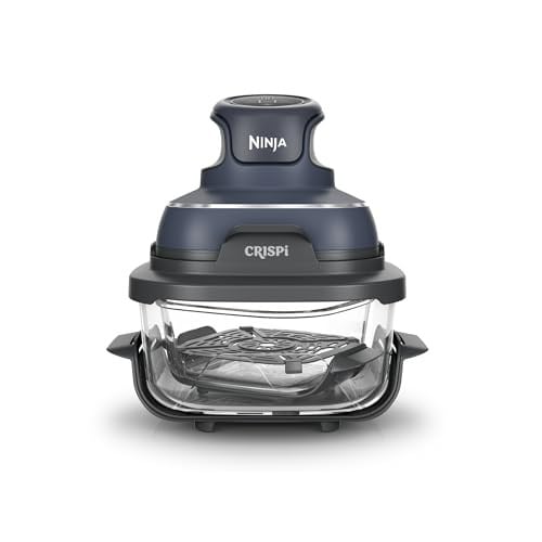 Ninja CRISPi 4-in-1 Taşınabilir Cam Hazneli Pişirme Sistemi - Blue FN101EUGY