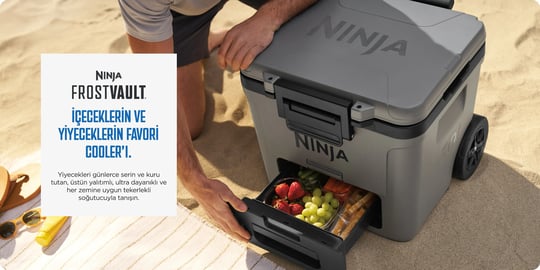 Ninja FrostVault Tekerlekli Cooler 28 Litre Gri