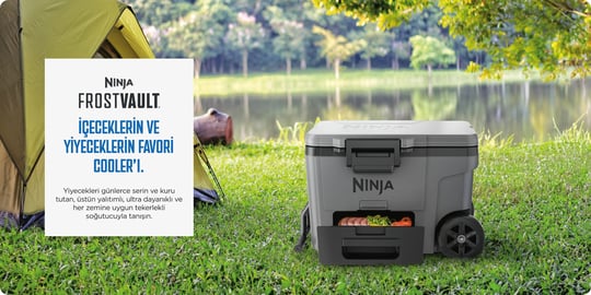 Ninja FrostVault Tekerlekli Cooler 42 Litre Gri