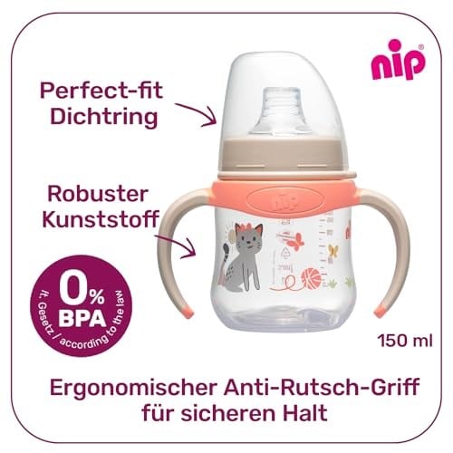 Nip Alıştırma Bardağı 150 Ml Kız, Çok Renkli - Seçenekler: Kız, Erkek